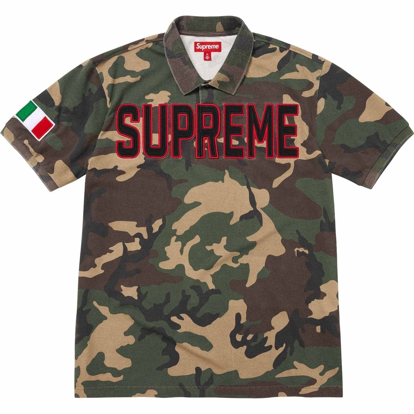 Supreme Twill Applique Polo Camo