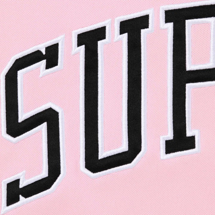Supreme Chicago White Sox Hooded Baseball Jersey Light Pink