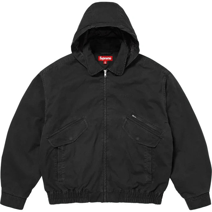 Supreme Hooded Utility Jacket Black