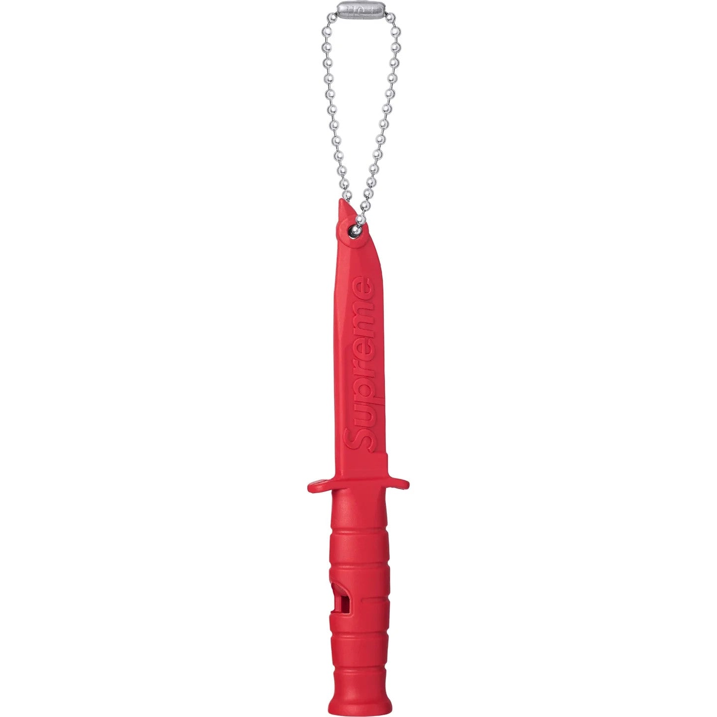 Supreme x Ka-Bar Emergency Whistle Keychain Red