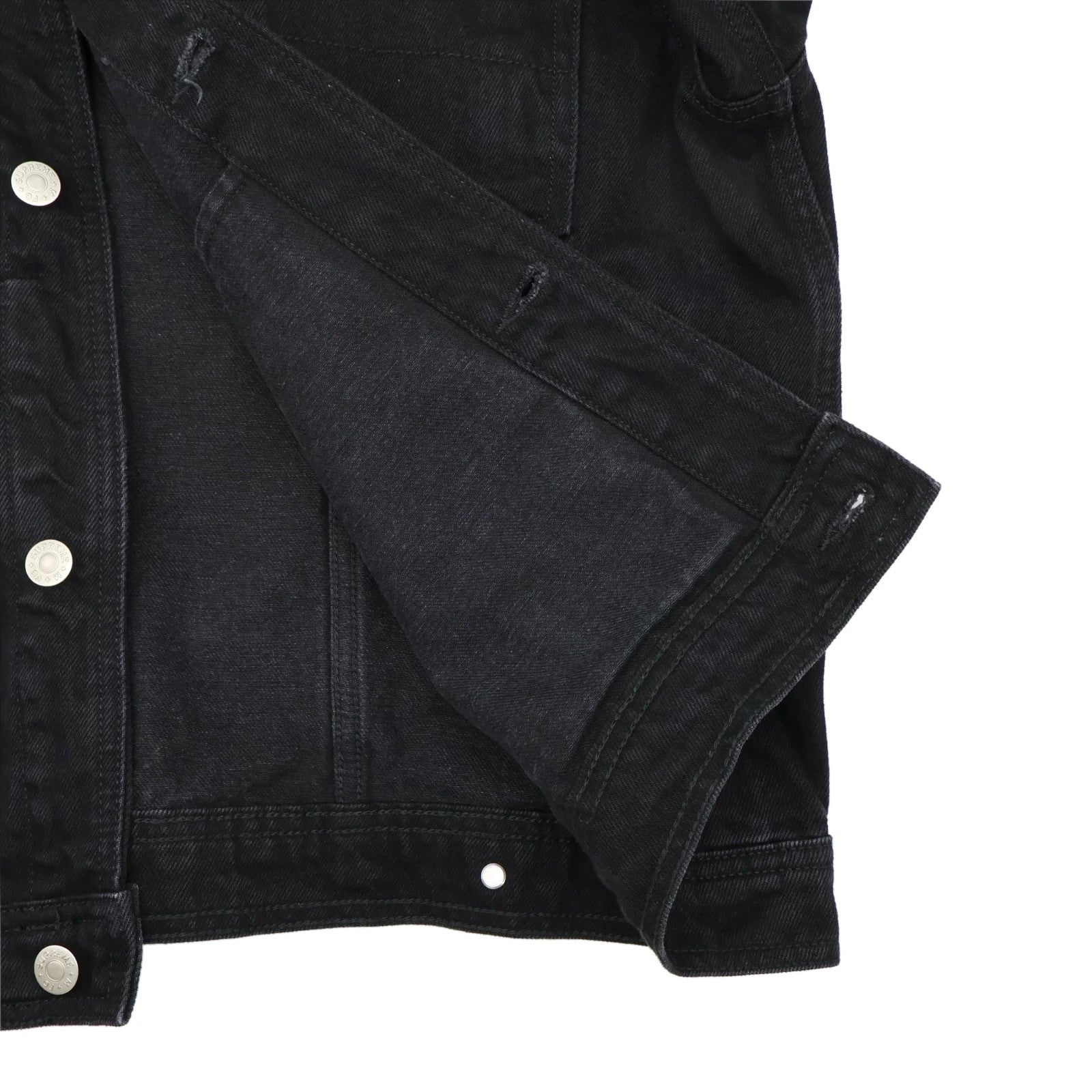 Supreme Marithe Francois Girbaud X-Seam Denim Trucker Jacket Black