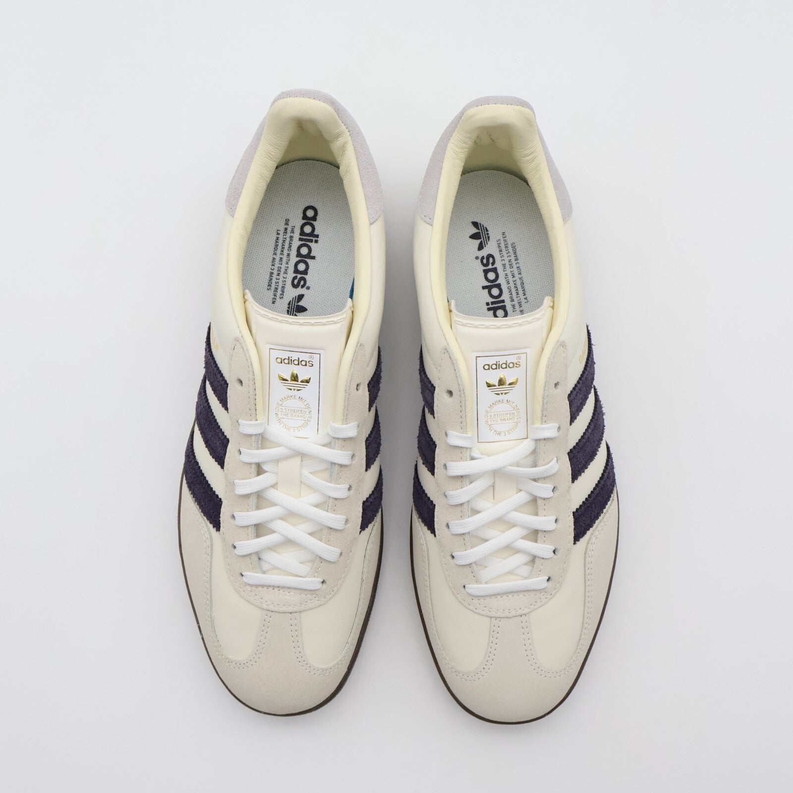 IH8548 emmi adidas Originals Gazelle Indoor Off White Aurora Black Gum (Men's)