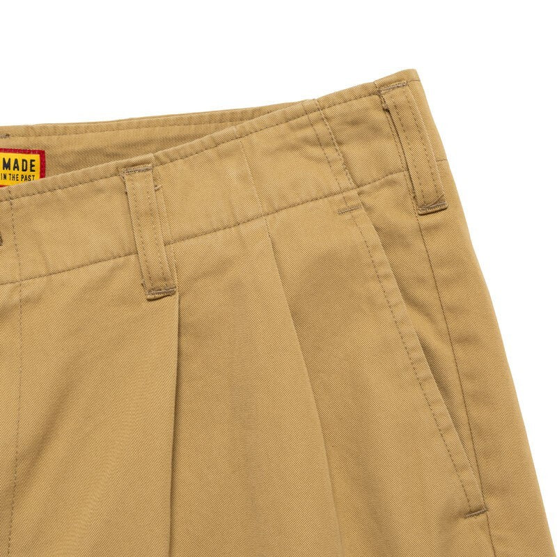 HUMAN MADE 2 Tuck Pants Beige