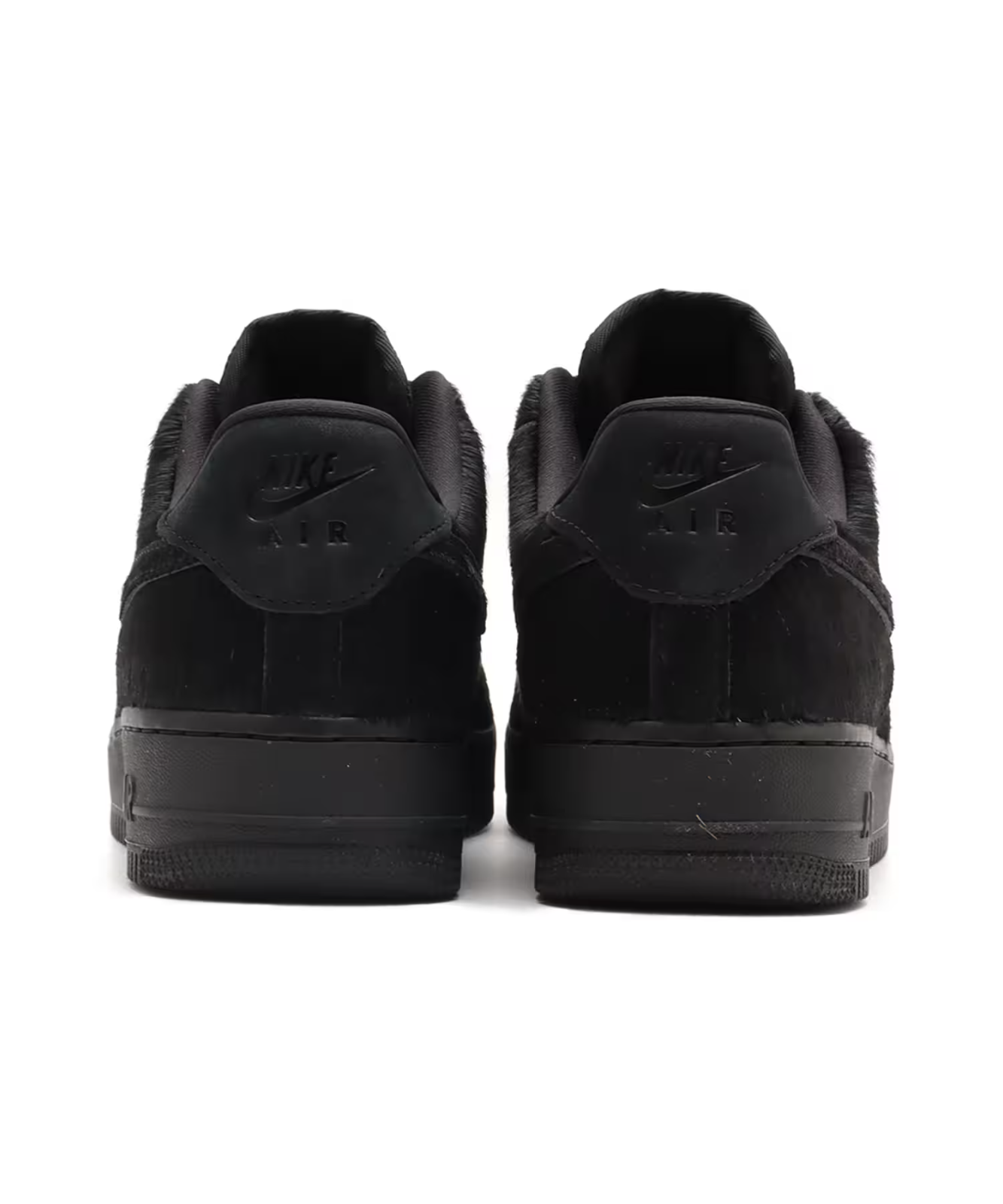 II7398-001 Nike Air Force 1 Low Faux Pony Hair Black (Women's)