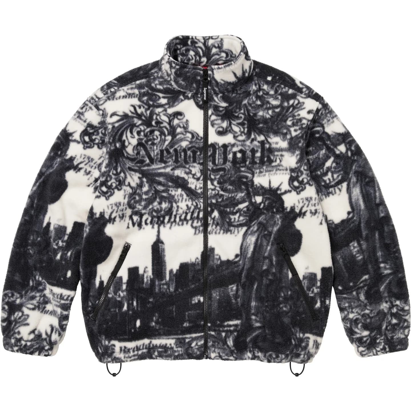 Supreme New York Fleece Jacket WhiteID-257279060213