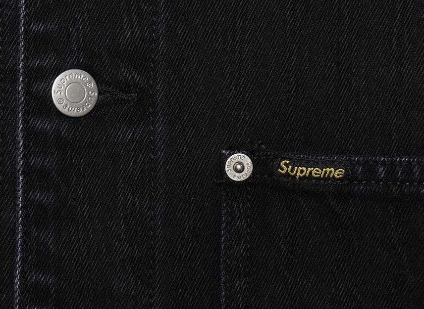 Supreme Denim Chore Trucker Jacket Black