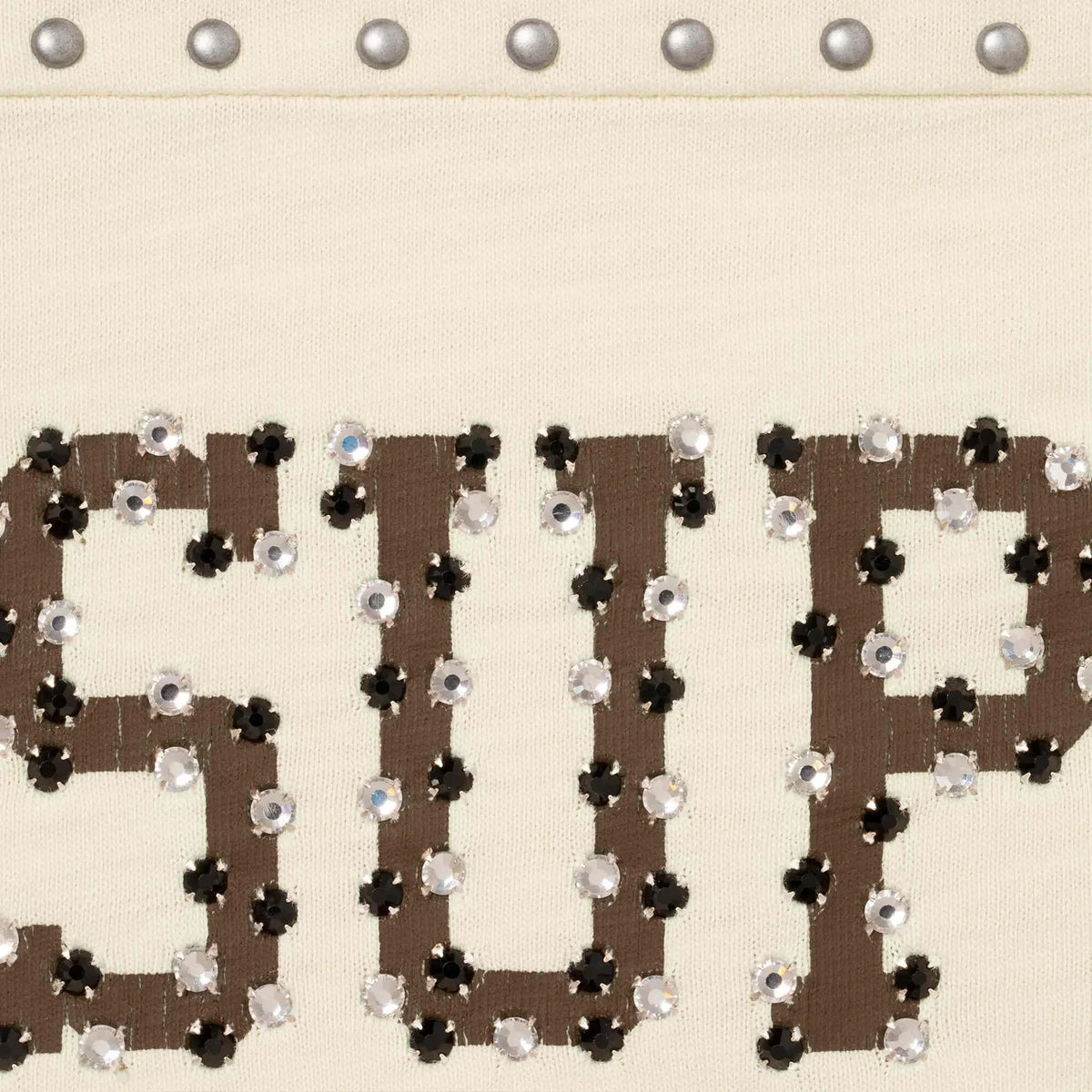 Supreme Studded S/S Football Top Cream