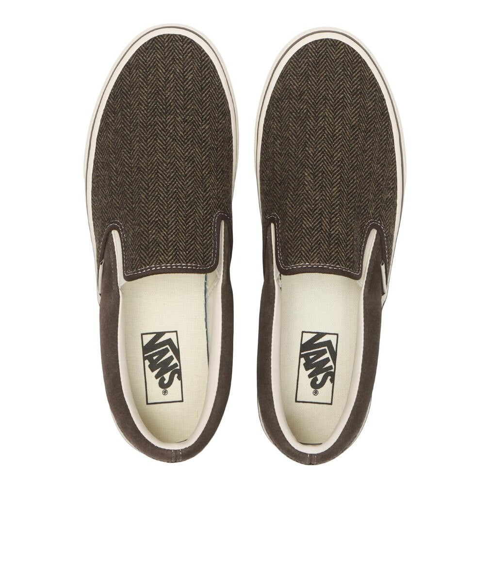 714556-0002 Vans Slip-On "Brown" (V98CF TWEED) (Men's)