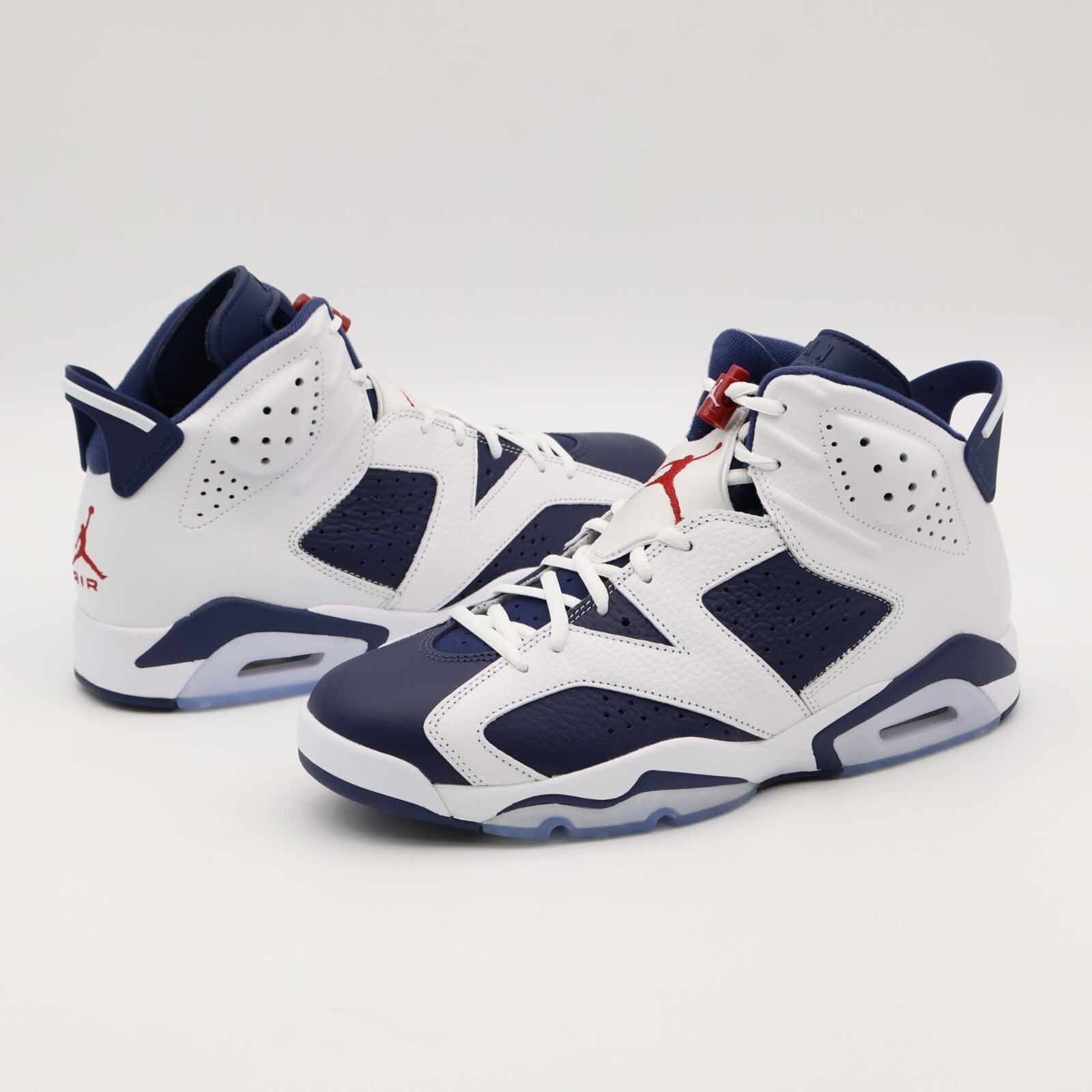 CT8529-164 Nike Air Jordan 6 Retro White and Midnight Navy (Men's)