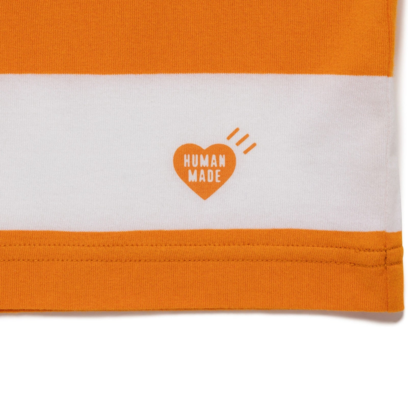 HUMAN MADE Striped Pack T-Shirt Orange