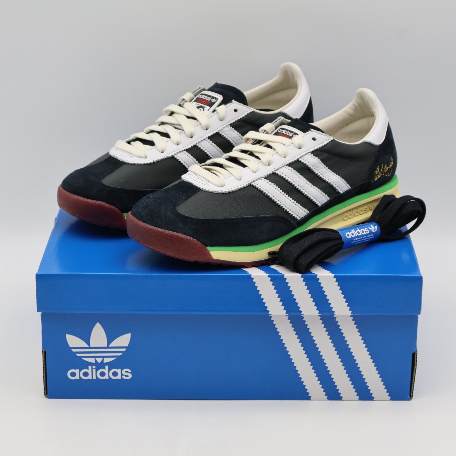 JR7973 Bob Marley adidas Originals SL 72 RS One Love Core Black Cloud (Men's)