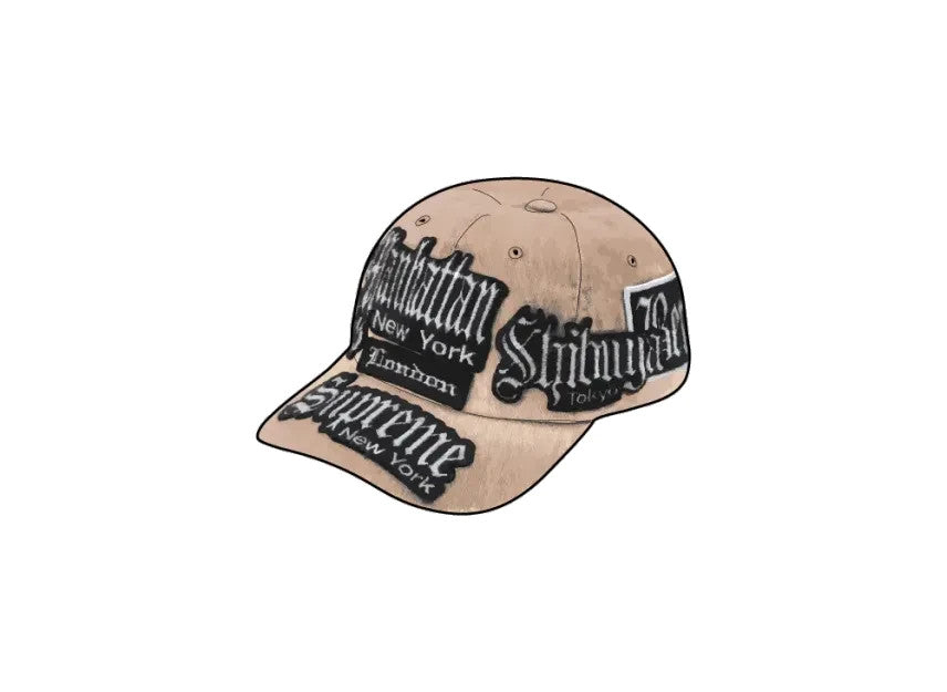 Supreme City Patches 6-Panel "Tan"