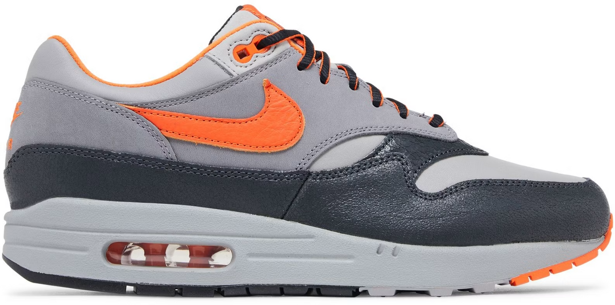 HF3713-001 HUF Ã Nike Air Max 1 "Brilliant Orange" (Men's)