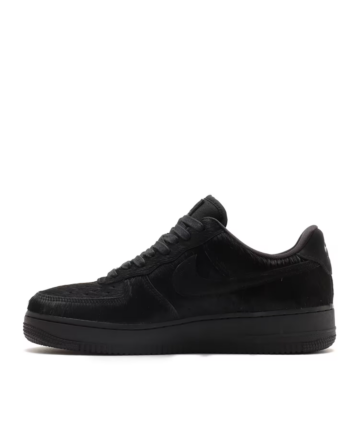 II7398-001 Nike Air Force 1 Low Faux Pony Hair Black (Women's)