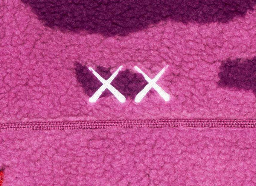 The North Face Kaws Fleece Jacket Purple (Men's)