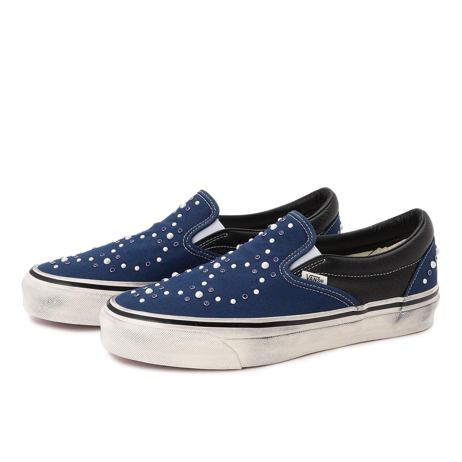 VN000D9PIND Vans Premium Classic Slip-On Pearlized Pack Indigo Blue (Men's)