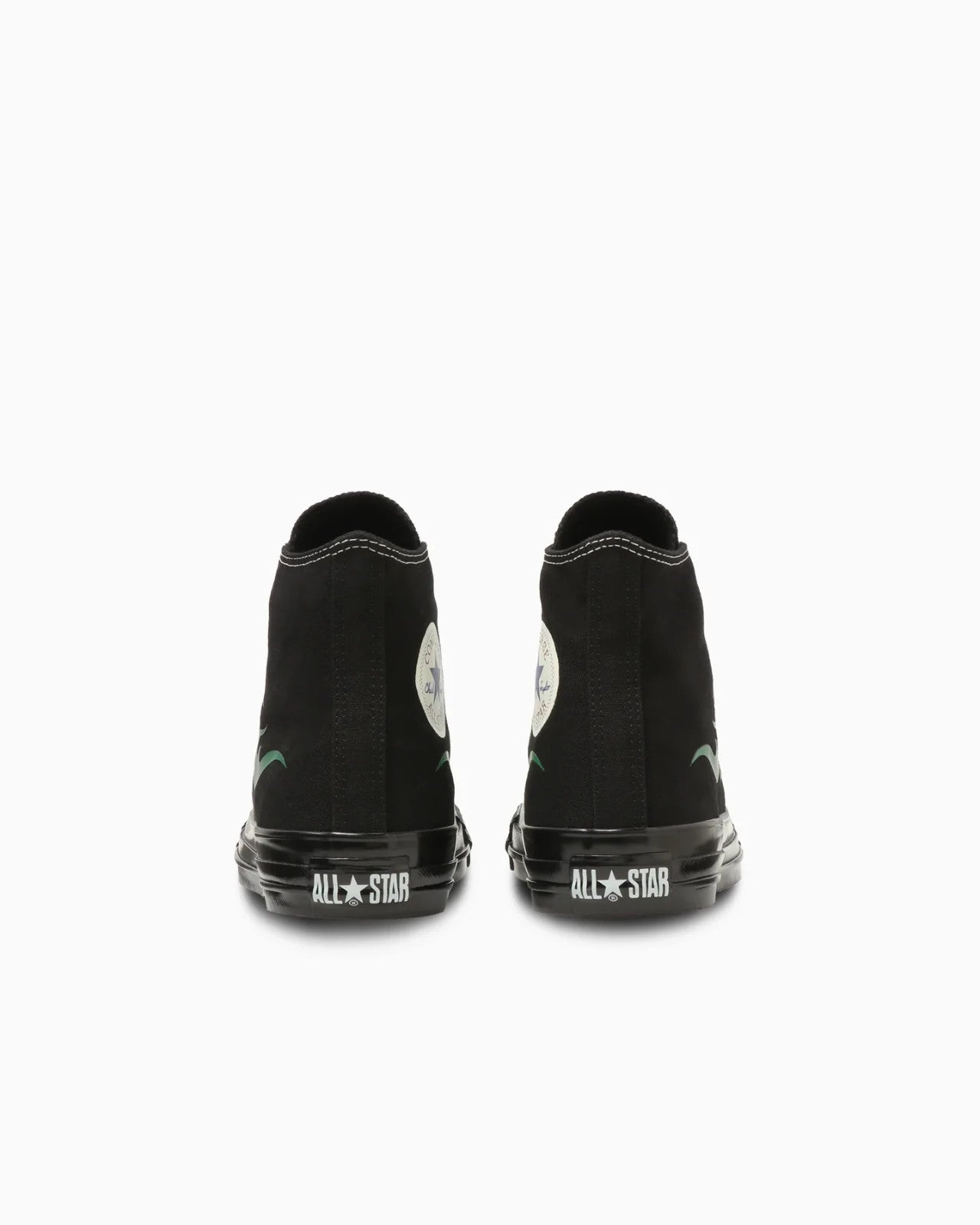31317131 Converse All Star Aged IGNT Hi Black Green Flame (Men's)