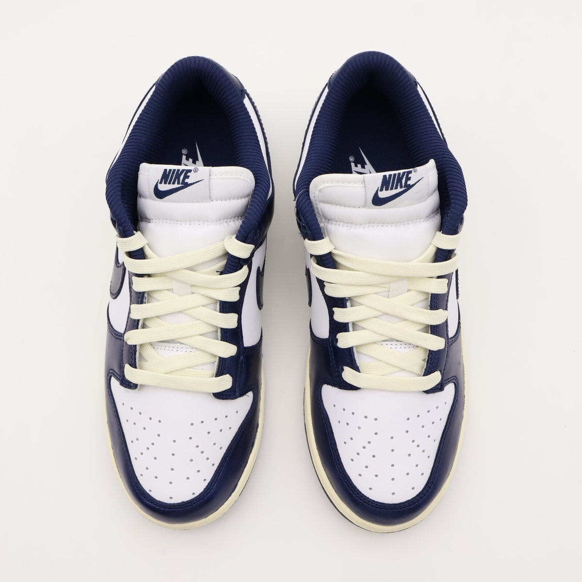FN7197-100 Nike Dunk Low PRM Midnight Vintage Navy White Coconut Milk (Women's)