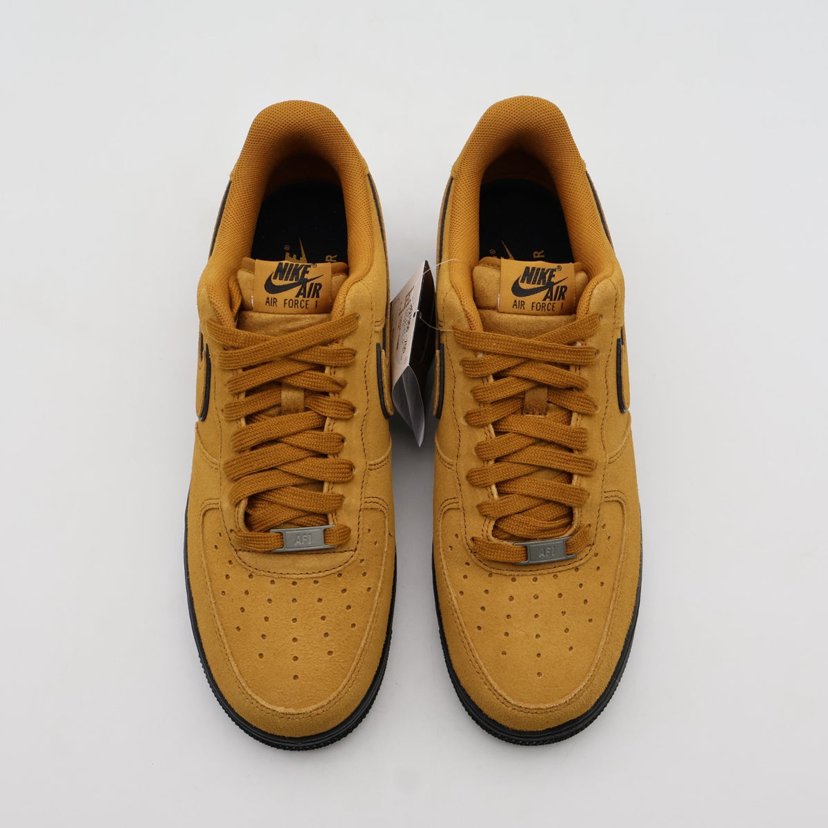 HQ1966-700 Nike Air Force 1 Low Suede Desert Ochre Black (Men's)