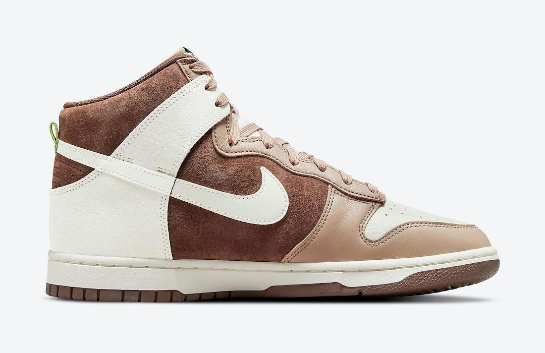 DH5348-100 Nike Dunk High PRM "Light Chocolate" (Men's)