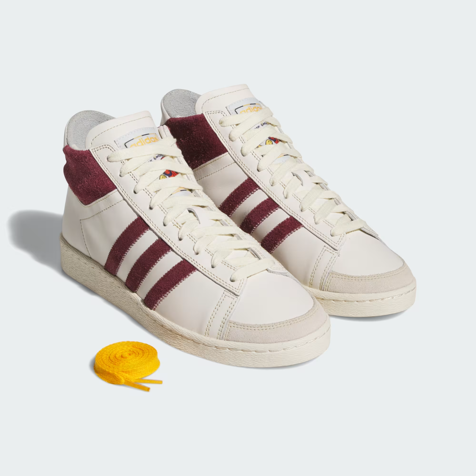 JR4891 Mark Gonzales adidas Originals Jabbar Hi Chalk White Shadow Red (Men's)