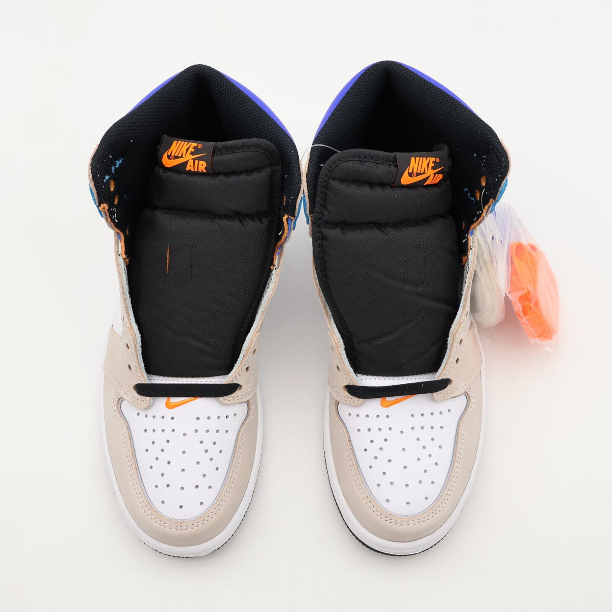 DC6515-100 Nike Air Jordan 1 Retro High OG Prototype White Orange (Men's)
