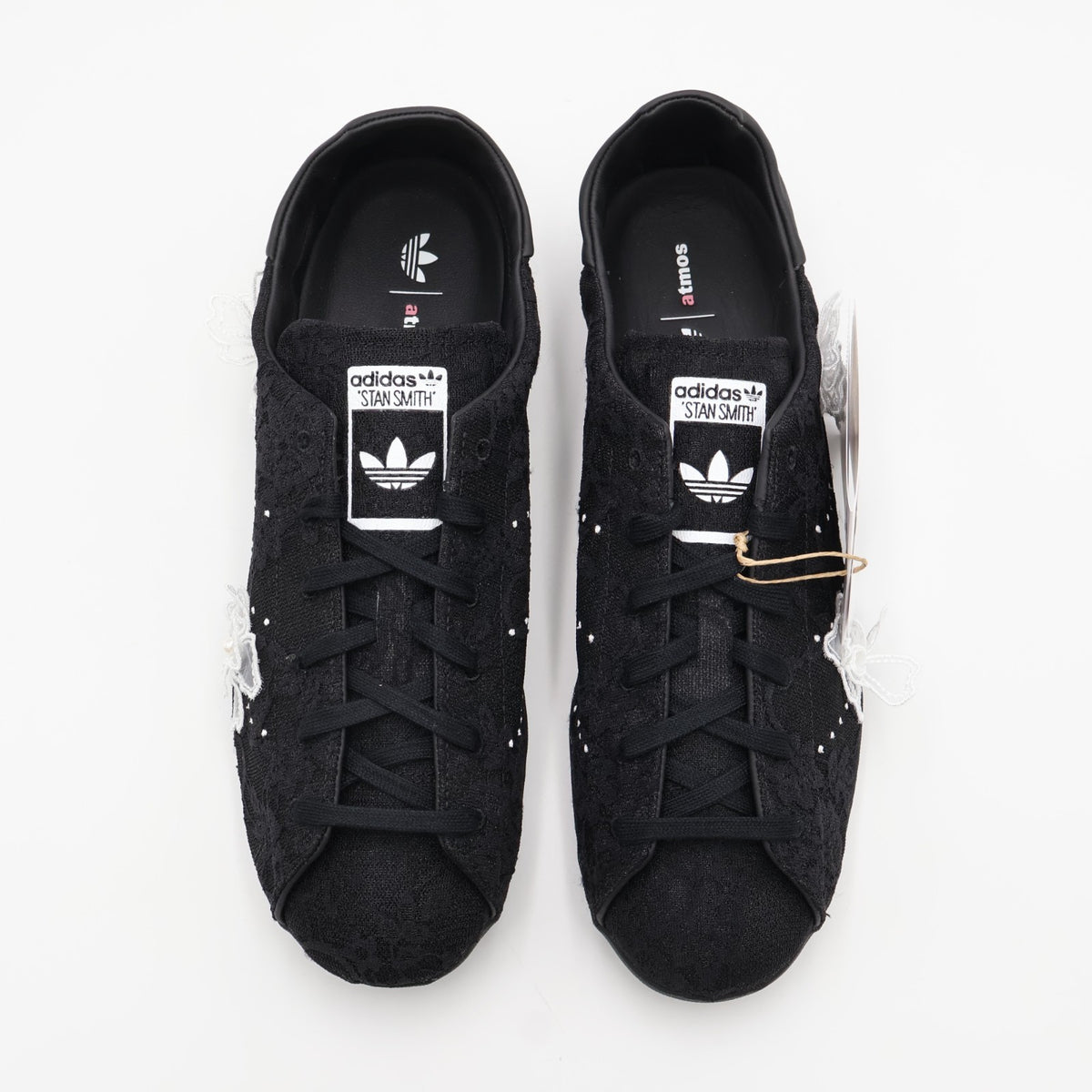 JR4475 atmos pink adidas Originals Stan Smith Lo Pro Core Black Cloud (Women's)