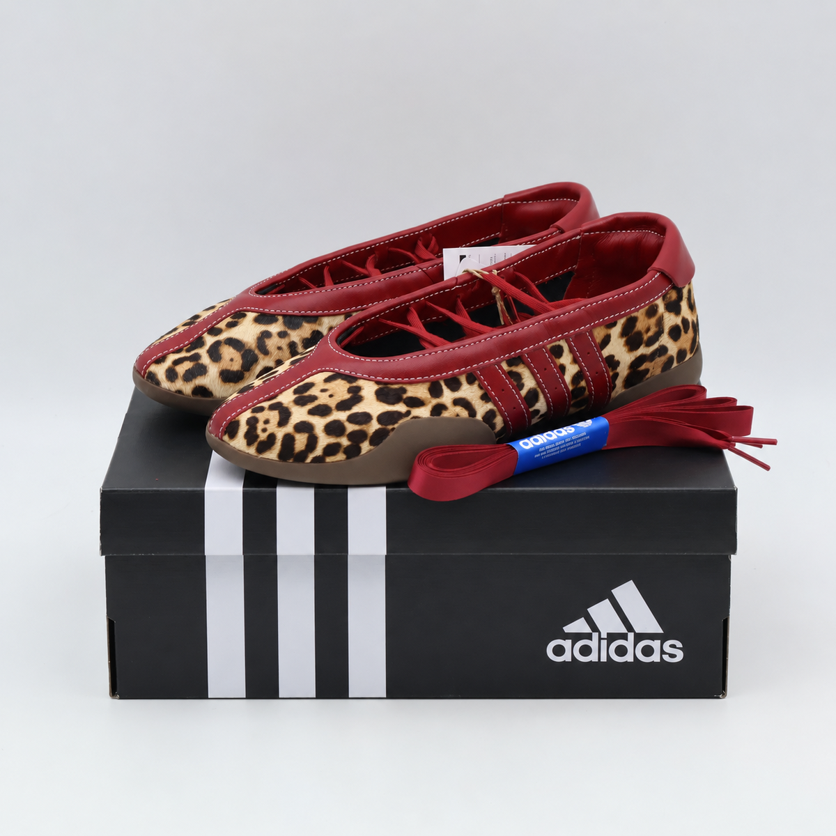 KJ0647 adidas Taekwondo Mei Ballet Pony Hair "Leopard" (Women's)