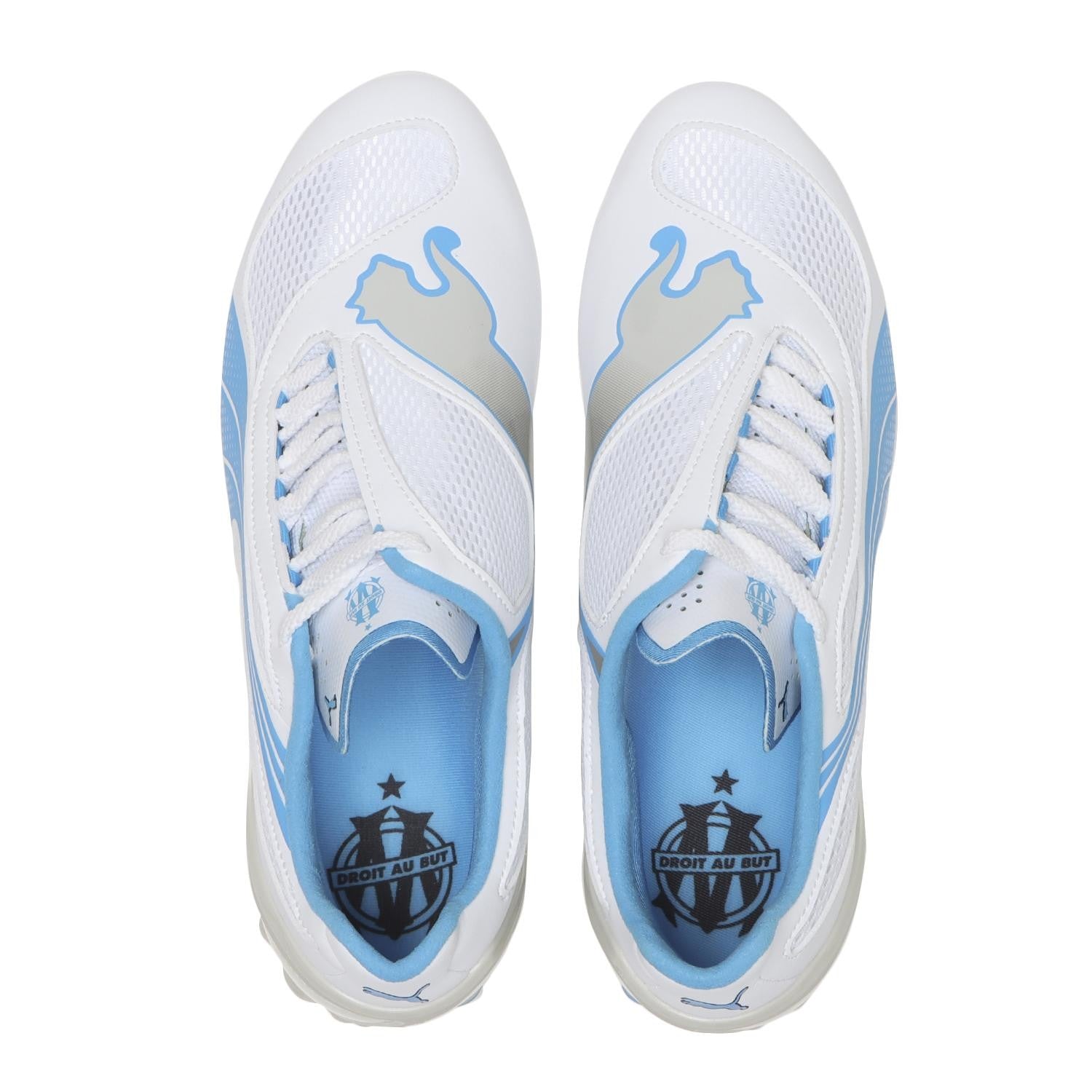 406319-01 Puma V-S1 Olympique Marseille PUMA White/Bleu Azur ( Men's )