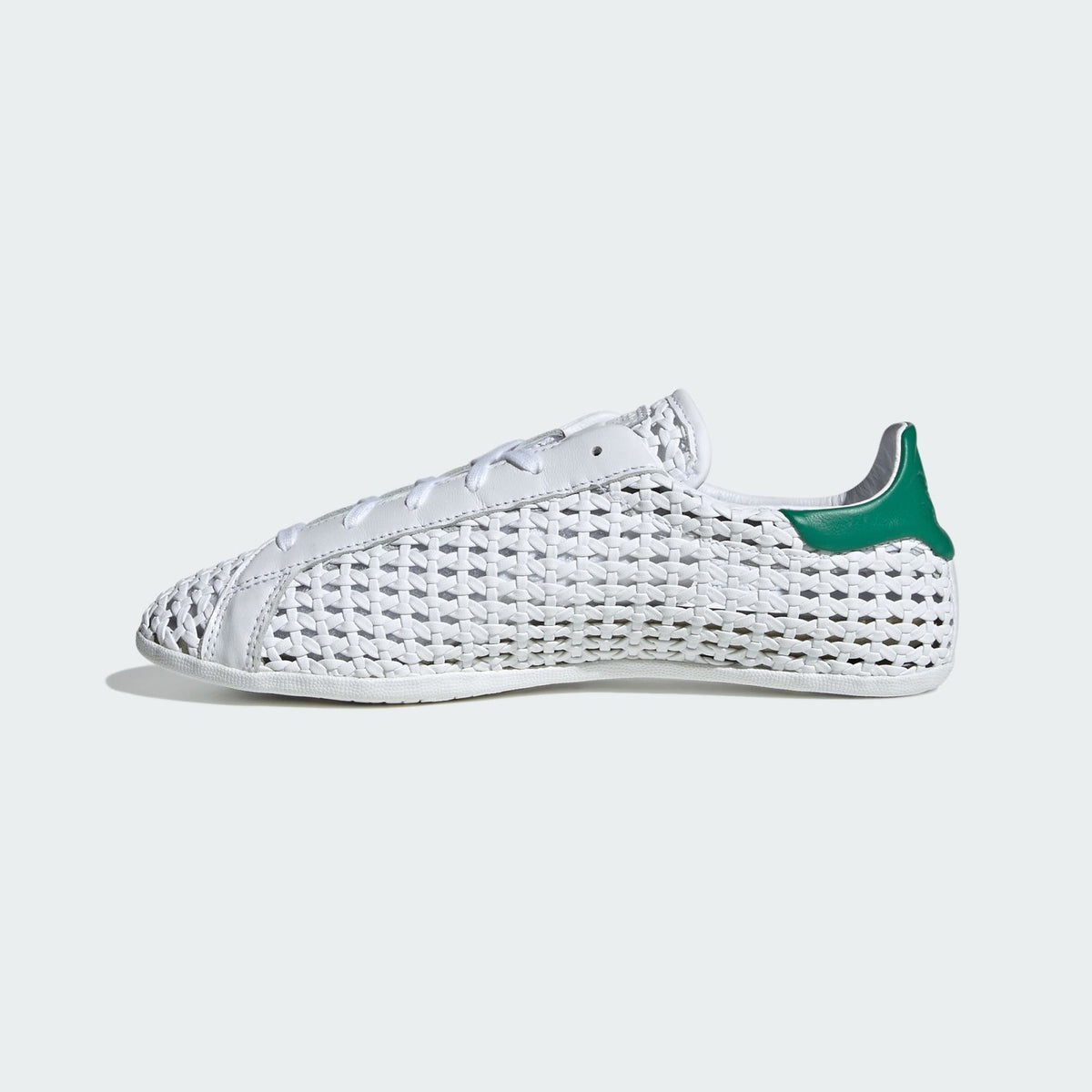 IH9356 adidas Women's Stan Smith Basketweave WhiteGreen (Women's)