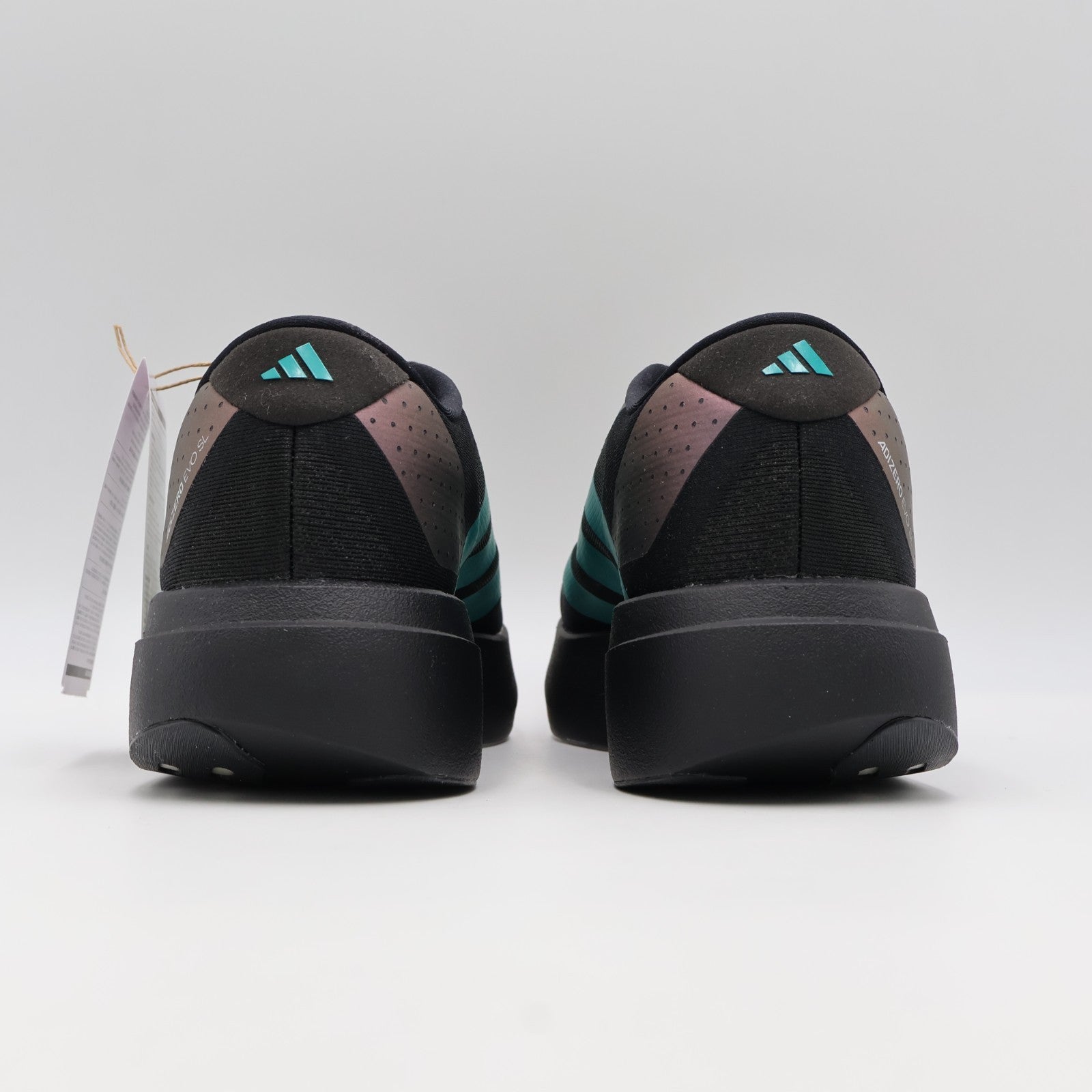 JS4488 adidas Adizero Evo SL Core Black Pure Teal Grey Four (Men's)