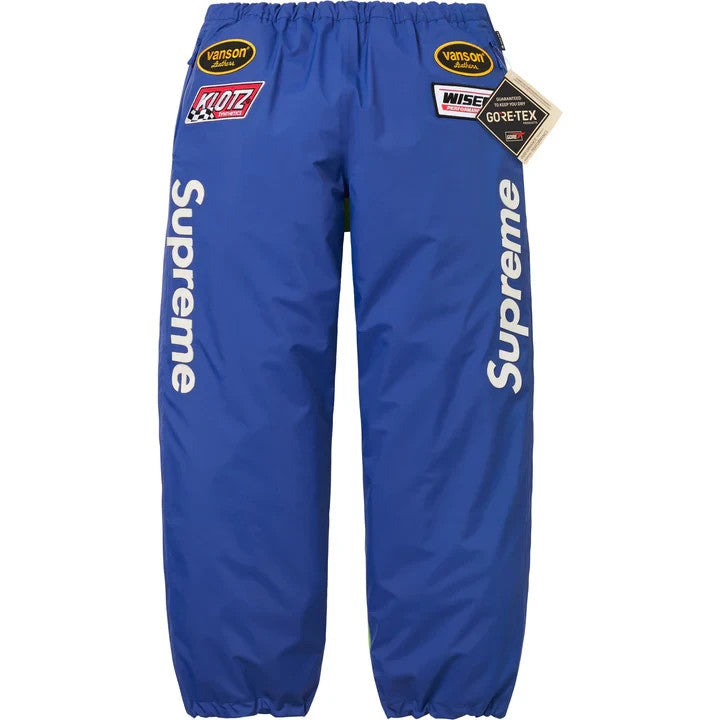 Supreme x Vanson Leathers GORE-TEX Pant Royal