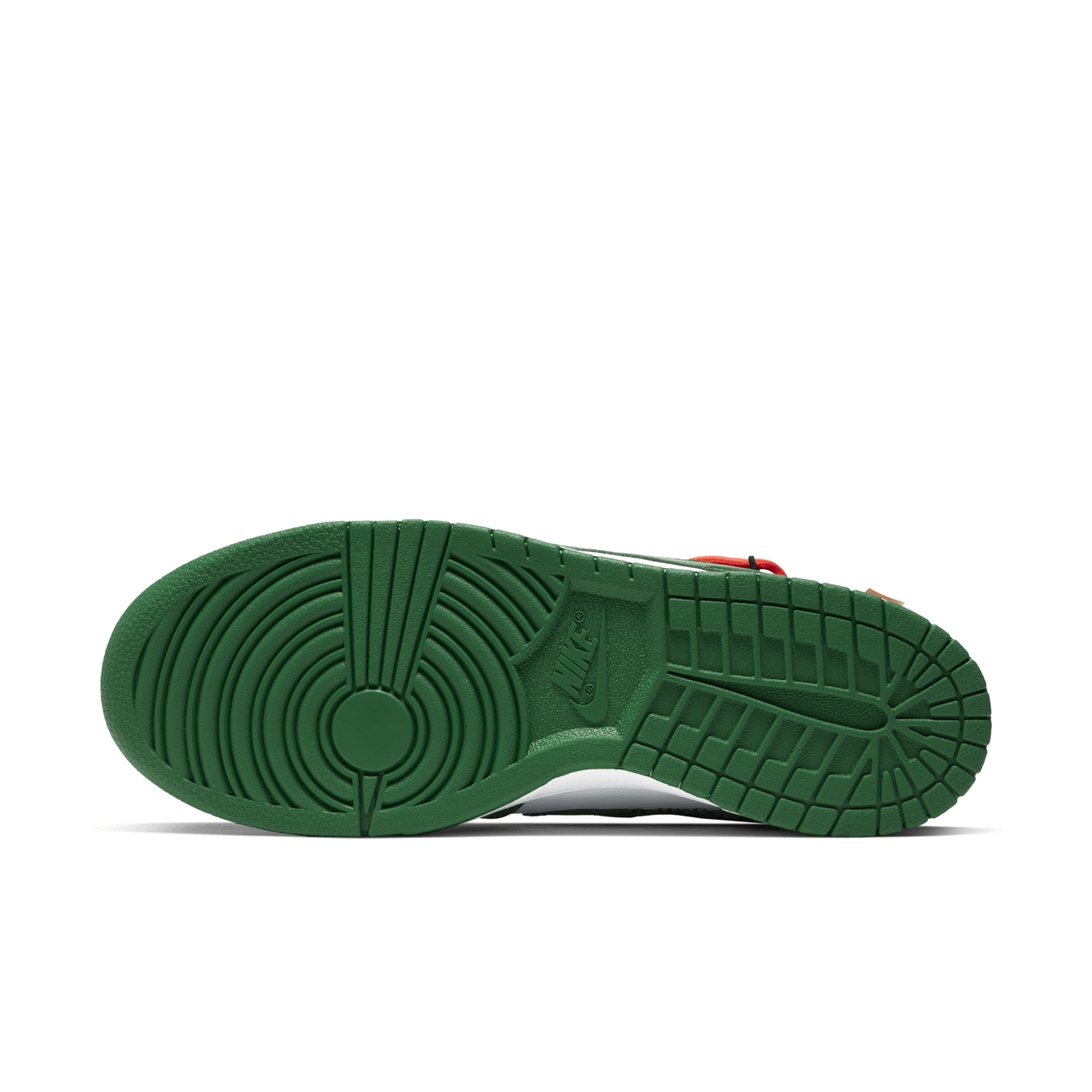 CT0856-100 OFF-WHITE Ã Nike Dunk Low  White/Pine-Green (Men's)