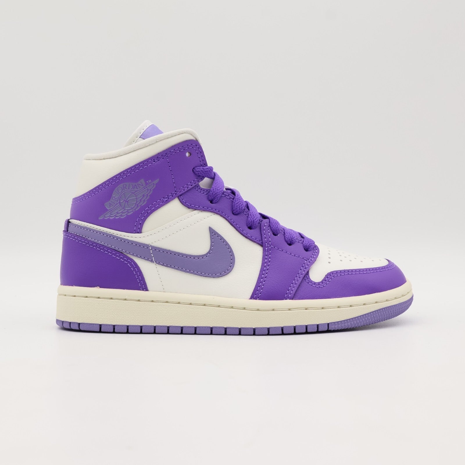BQ6472-504 Nike Air Jordan 1 Mid Action Grape (Women's)