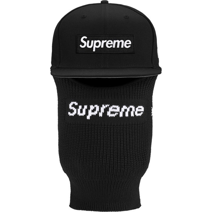 Supreme Box Logo New Era Balaclava Black