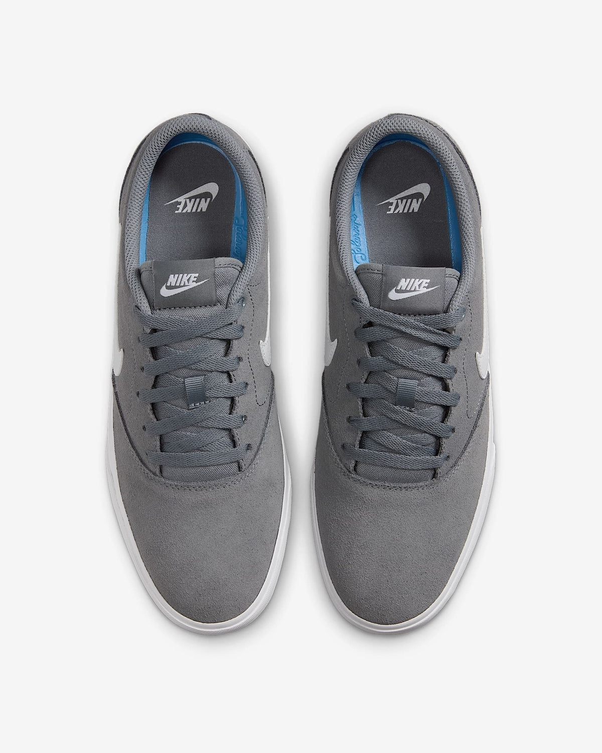 IB2750-004 Nike Charge Suede Cool Grey Cool Grey White White (Men's)