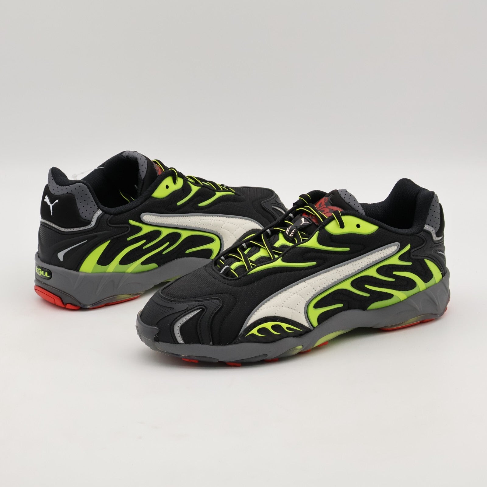 402459-01 A$AP Rocky Puma Inhale Mesh Puma Black Warm White Lime Pow (Men's)