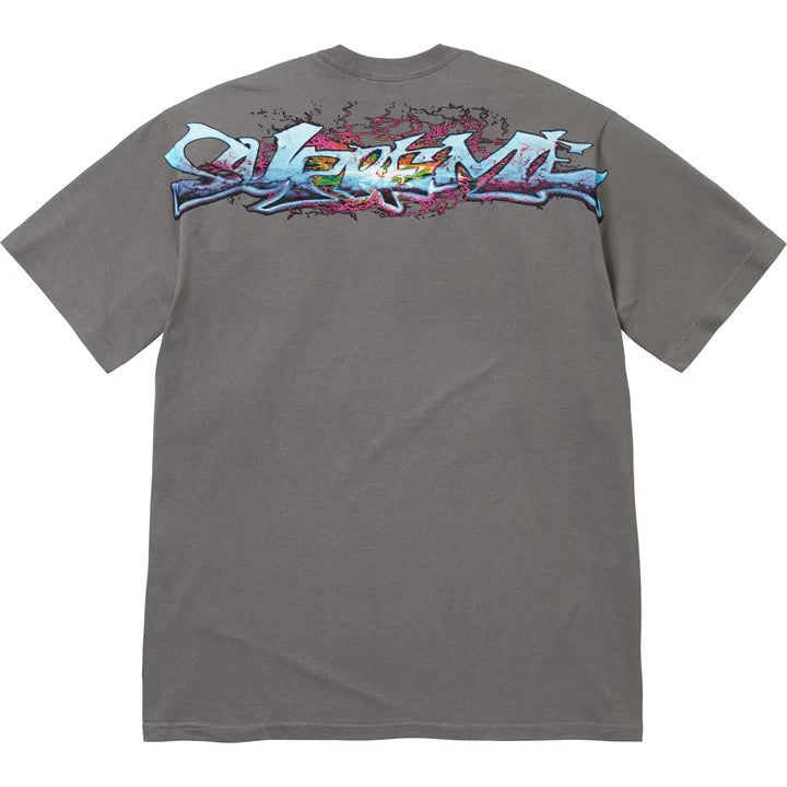 Supreme Tag Tee Charcoal