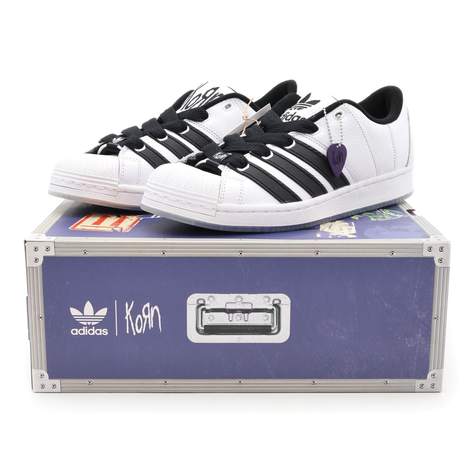 IG0793 Korn adidas Originals Supermodified Cloud White Core Black Purple (Men's)