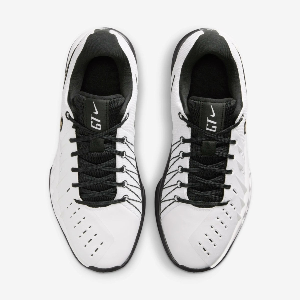 HV9775-103 Nike Air Zoom GT Cut Academy 2 "White/Black/Metallic Gold"(Men's)