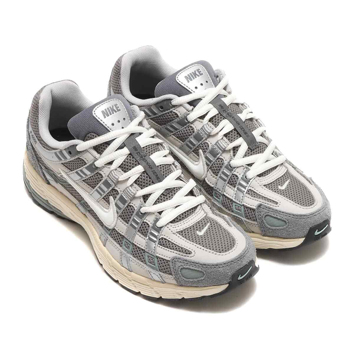 FN7509-029 Nike P-6000 Flat Pewter Light Iron Ore Metallic Silver White (Men's)