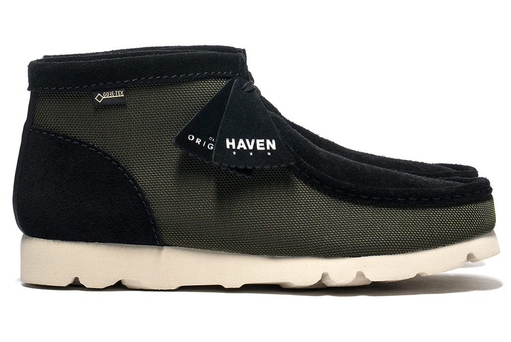 261454117075 HAVEN Ã Clarks Wallabee BT GORE-TEX Olive Combi (Men's)