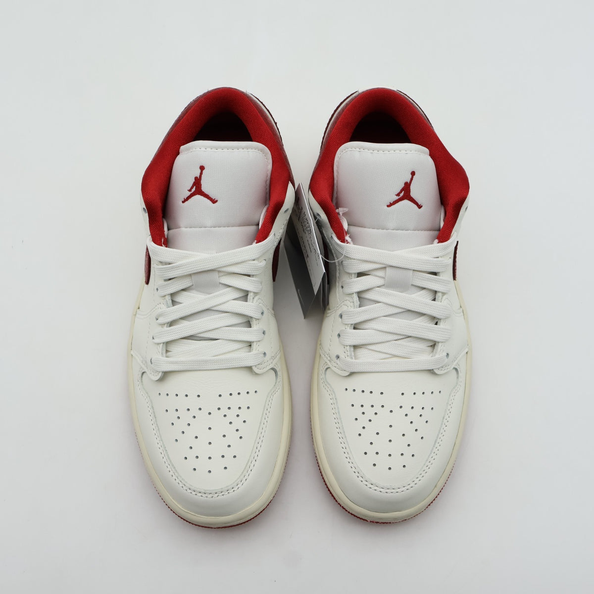 HJ9338-106 Nike  Air Jordan 1 Low SE Sail Team Red Varsity Red (Women's)
