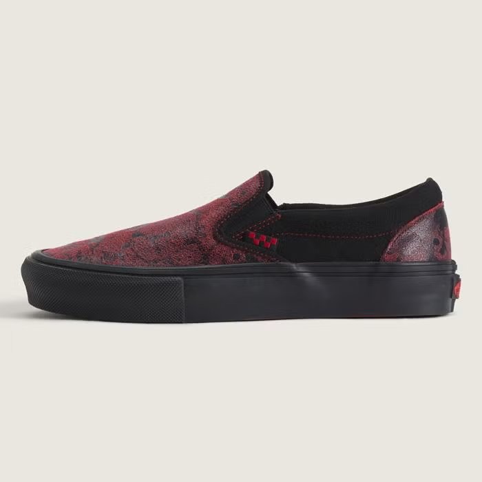 VN0A5FCAY25 Vans Skate Slip-On "Red/Black" (Men's)