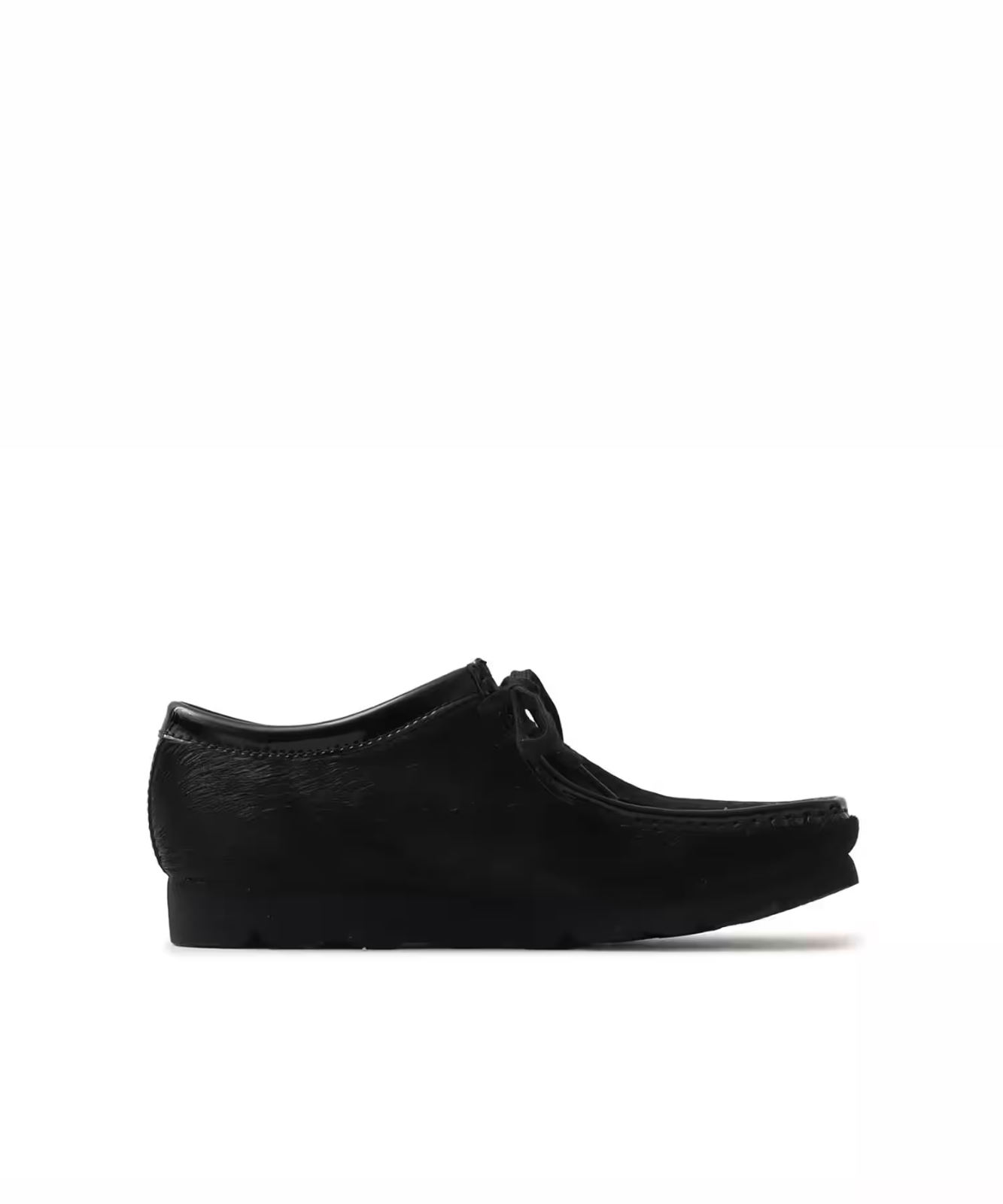 26187743 atmos BlackEyePatch Clarks Wallabee Black Hair (Men's)