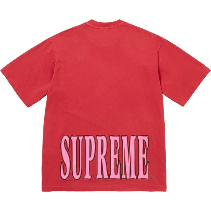 Supreme Cracked Stretch S/S Top Red