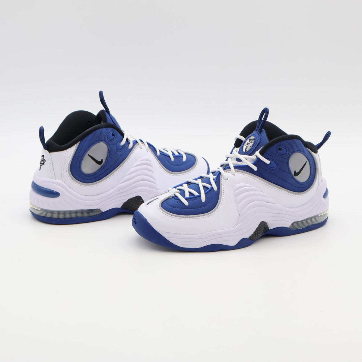 FN4438-400 Nike Air Penny 2 Atlantic Blue Black Metallic Silver White (Men's)