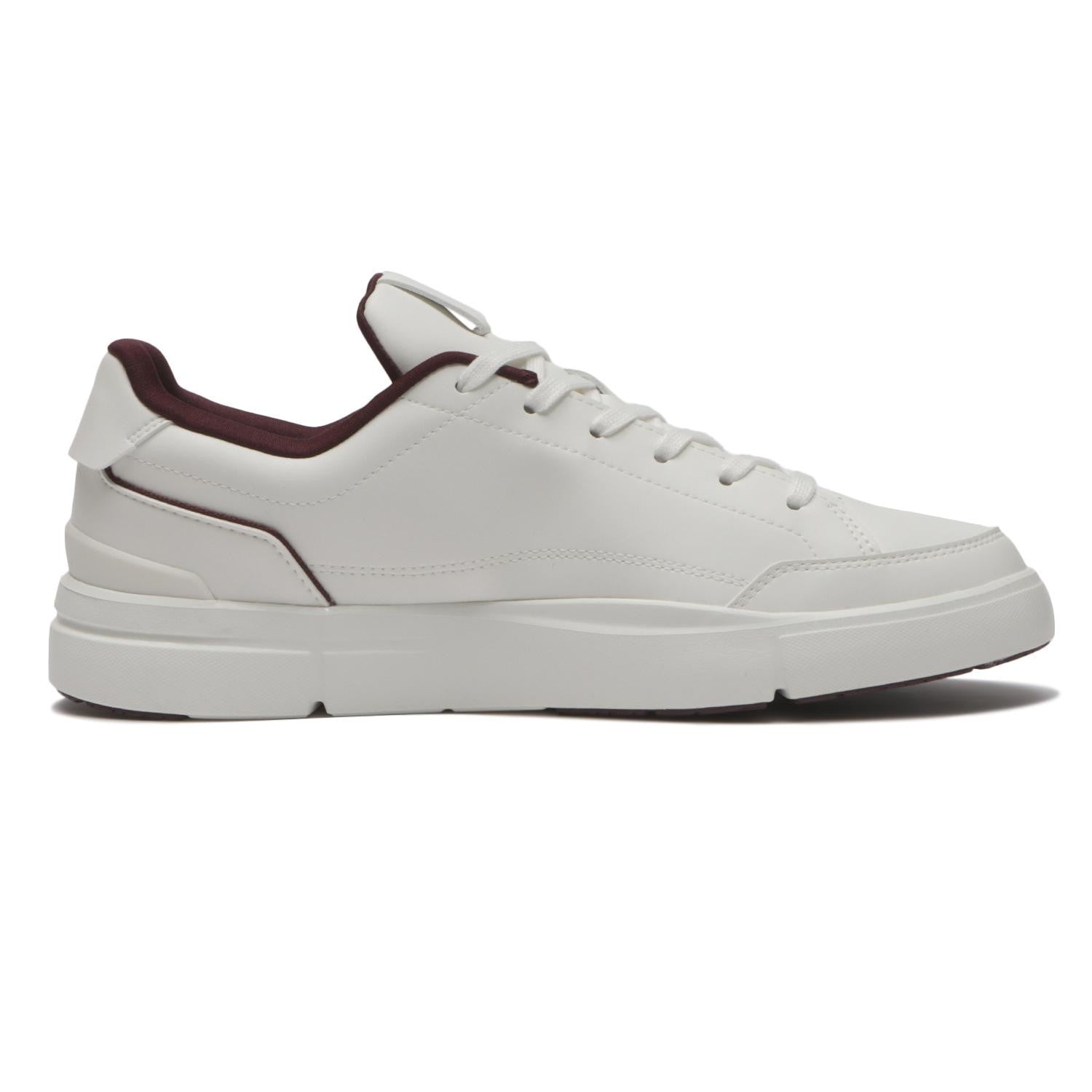 3MG10484758 On THE ROGER Centre Court Ivory Maroon (Men's)