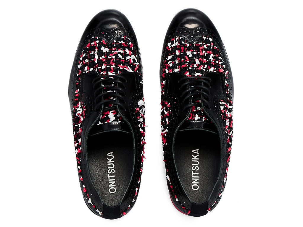 1182A679-002 Onitsuka Tiger Tiger Brogue Black Classic Red (Women's)