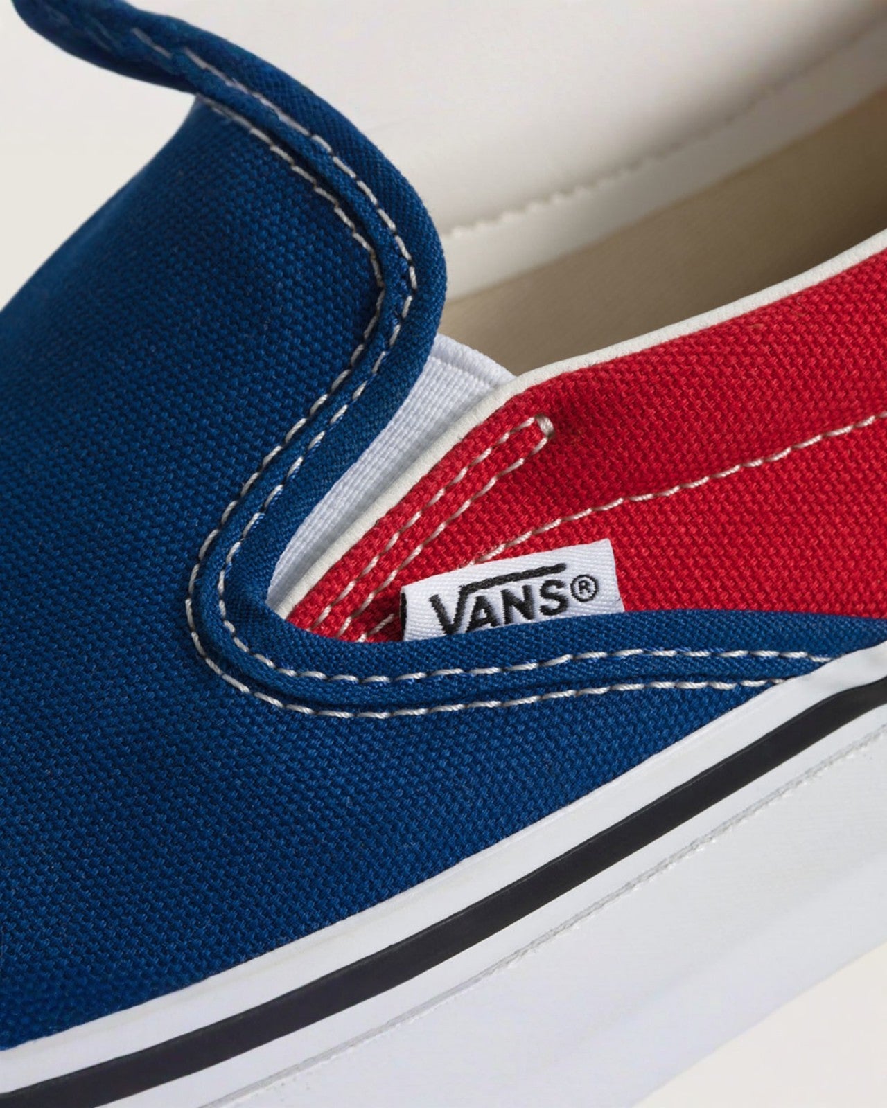 VN000EBPZ11 Engineered Garments OTW by Vans Classic Slip-On 98 Red Navy (Men's)